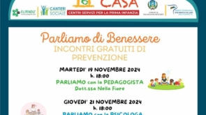 Incontri gratuiti con esperti su benessere e prevenzione per famiglie